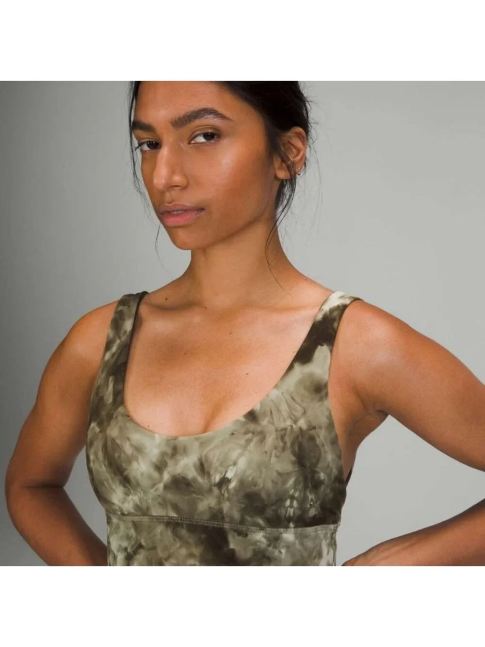 Lululemon Align Reversible Bra *Light Support, A/B Cup Diamond Dye Light Sage
